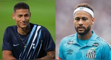 Imagem ilustrativa da notícia: Neymar chama Richarlison de "moleque" após provocação sobre Flávio Bolsonaro