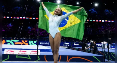 Imagem ilustrativa da notícia: Rebeca Andrade conquista o tri no salto no Mundial de Ginástica