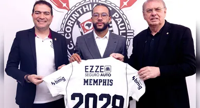 Imagem ilustrativa da notícia: Depay renova com o Corinthians e volta aos treinos para a Libertadores