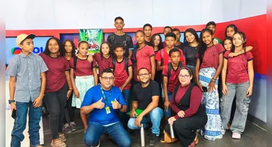 Imagem ilustrativa da notícia: Estudantes da zona rural conhecem os bastidores da RBA Marabá