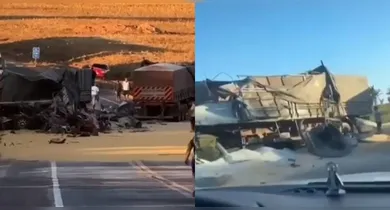Imagem ilustrativa da notícia: Pará: colisão entre carretas deixa motoristas mortos na BR-163