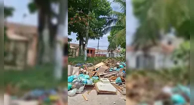 Imagem ilustrativa da notícia: Vídeo: moradores denunciam acúmulo de lixo e falta de iluminação em Ananindeua