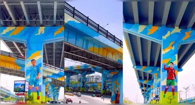 Imagem ilustrativa da notícia: Arquiteto viraliza ao mostrar como arte transforma a paisagem urbana