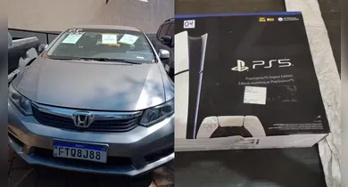 Imagem ilustrativa da notícia: Leilão da Receita tem PS5, iPhone 17 e carro a partir de R$ 554