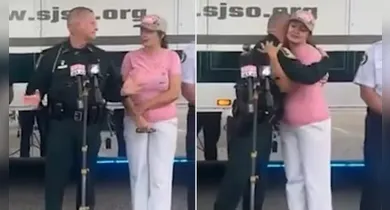 Imagem ilustrativa da notícia: Mãe descobre que filho foi encontrado durante coletiva sobre desaparecimento