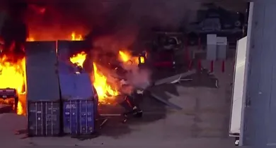 Imagem ilustrativa da notícia: Vídeo flagra queda de helicóptero de TV que deixou 3 mortos nos EUA