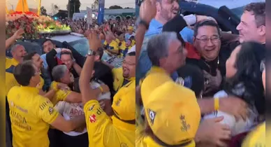 Imagem ilustrativa da notícia: Vídeo: bispos celebram com a Guarda de Nazaré em Marituba