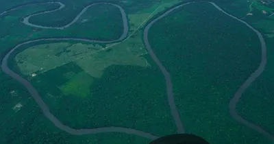 Vista aérea do município de Jacundá: taxa anual de área desmatada do Estado acumula redução de 78,4% entre 2021 e 2026