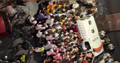 Tumulto e confusão marcaram o momento