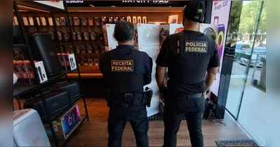 Os alvos da operação foram estabelecimentos comerciais e residências de empresários investigados por participação na distribuição e vendas de produtos importados sem o recolhimento de impostos.