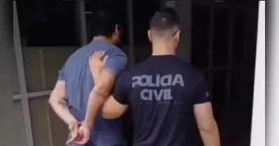 A Polícia Civil identificou o local da prisão como um estúdio da Record TV.
