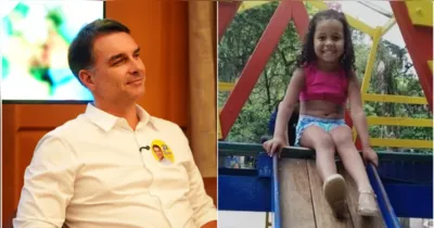 Flávio Bolsonaro atuou na defesa de PM acusado de matar menina de 5 anos com tiro de fuzil no Rio de Janeiro