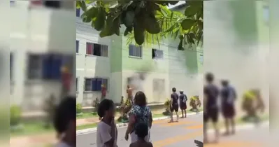 Imagem ilustrativa da notícia Apartamento no bairro do Tapanã é consumido em incêndio