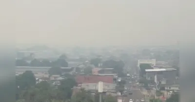 Na maior parte da cidade, a qualidade do ar variava entre as categorias muito ruim e péssima.