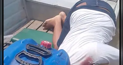 O homem foi assassinado com tiro de espingarda dentro de uma canoa