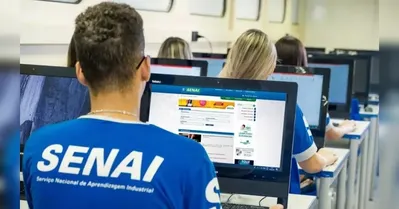 Vagas no Senai: ao todo, são mais de 70 opções de cursos, distribuídas em diferentes áreas profissionais.