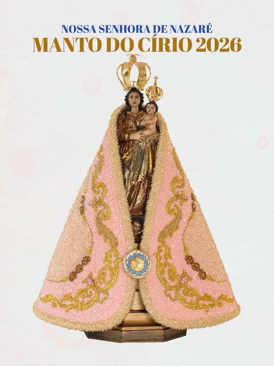 Imagem ilustrativa da notícia Manto do Círio de Nazaré 2026 é apresentado. Veja as imagens