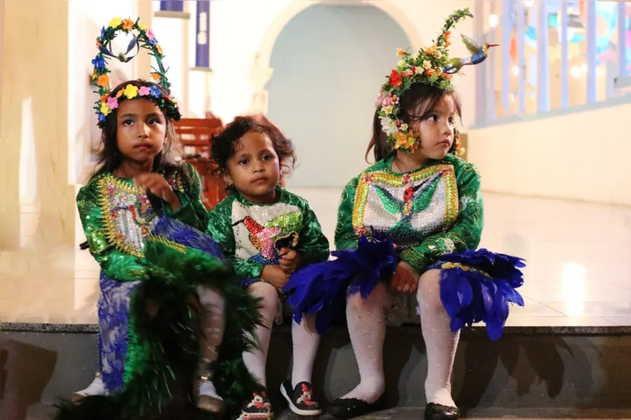 Cordões de pássaros juninos fazem cortejo em Belém