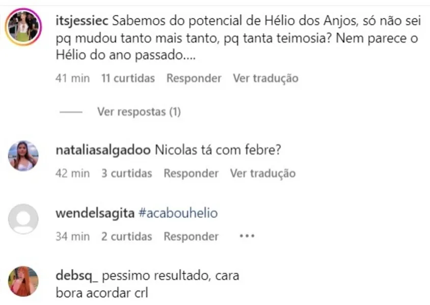 Torcedores do Paysandu criticam Hélio dos Anjos: "Teimoso"