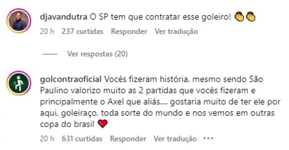 Tricolores pedem Axel Lopes no São Paulo: "Nível Série A"