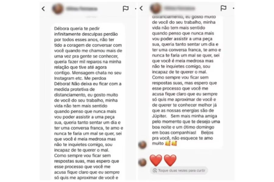 Débora Falabella é perseguida há 10 anos por stalker