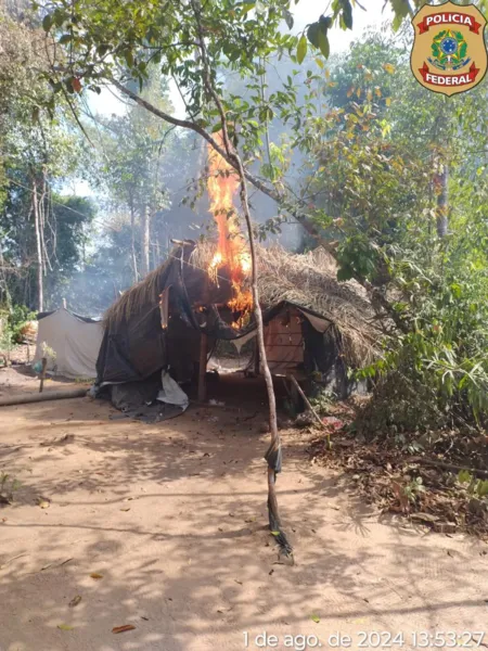 Polícia Federal fecha garimpo em terra Kayapó no Pará