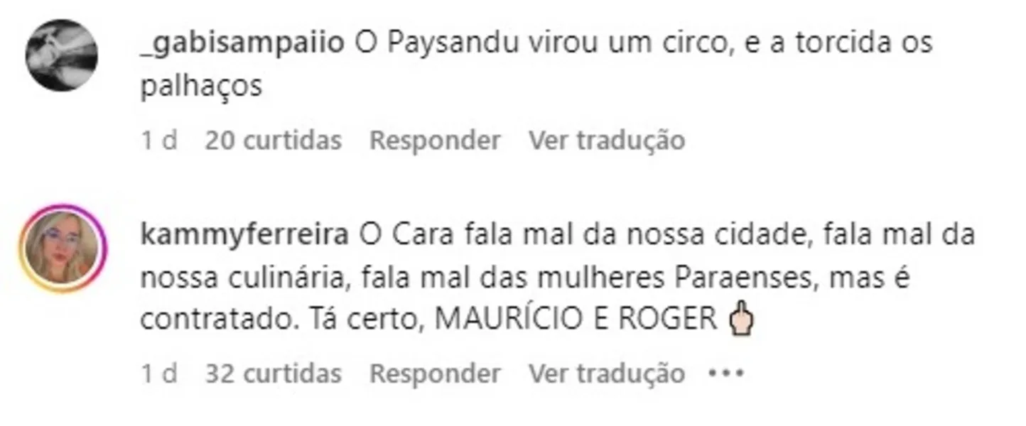 Paysandu: maior parte da torcida reprova técnico e executivo