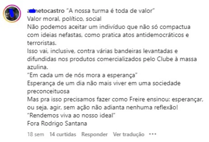 Remo: "Pregado na cruz", Santana dá resposta com acesso