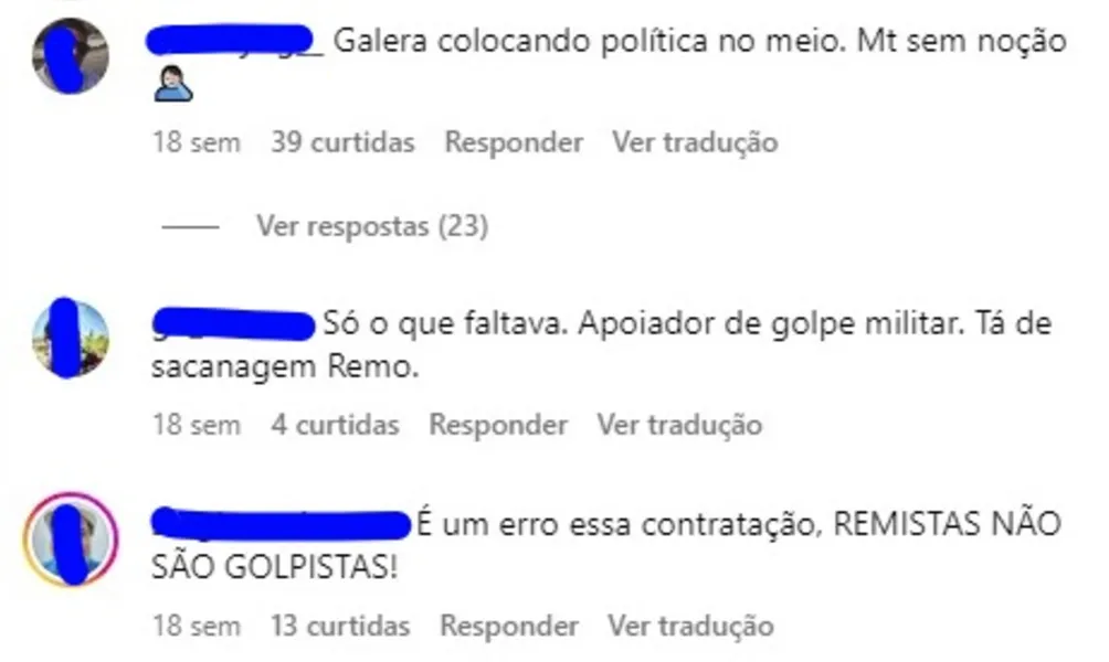 Remo: "Pregado na cruz", Santana dá resposta com acesso