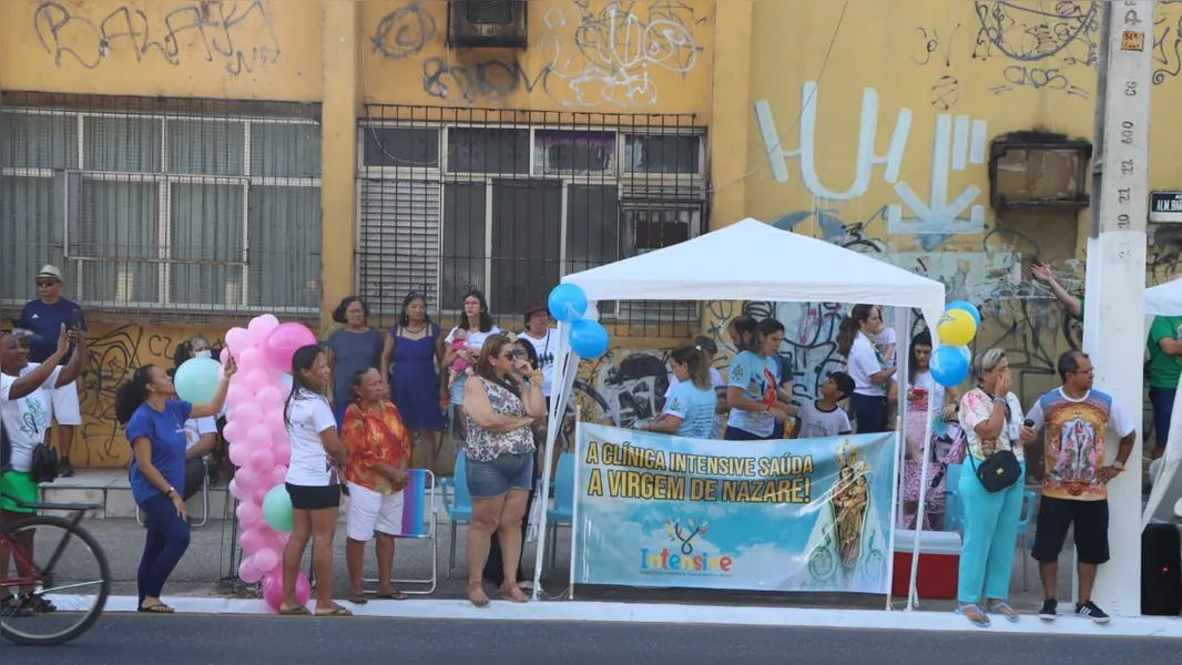 Imagens da homenagem do Grupo RBA à N.S de Nazaré