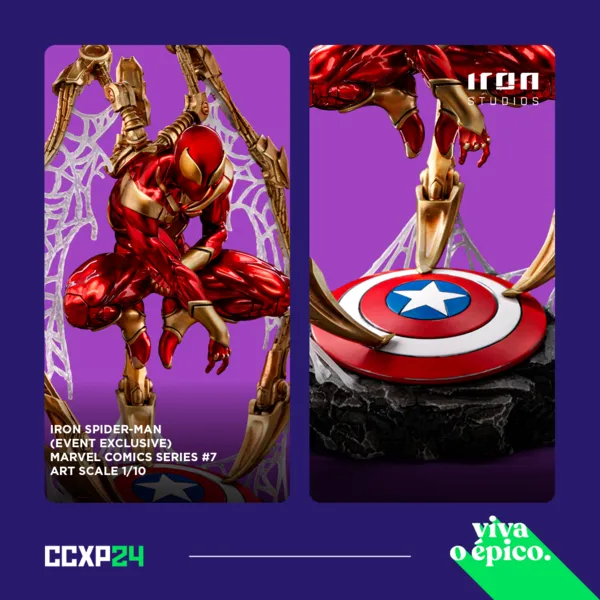 Lançamentos exclusivos da Iron Studios na CCXP24