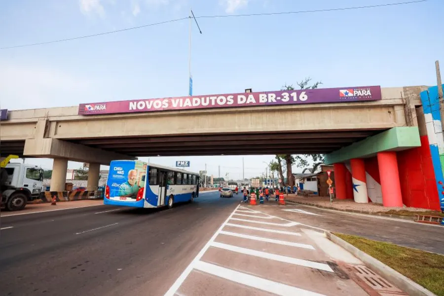 Governo do Pará entrega viaduto da BR-316 com Alça Viária