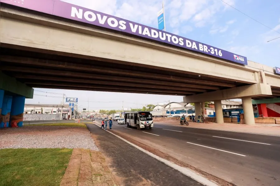 Governo do Pará entrega viaduto da BR-316 com Alça Viária