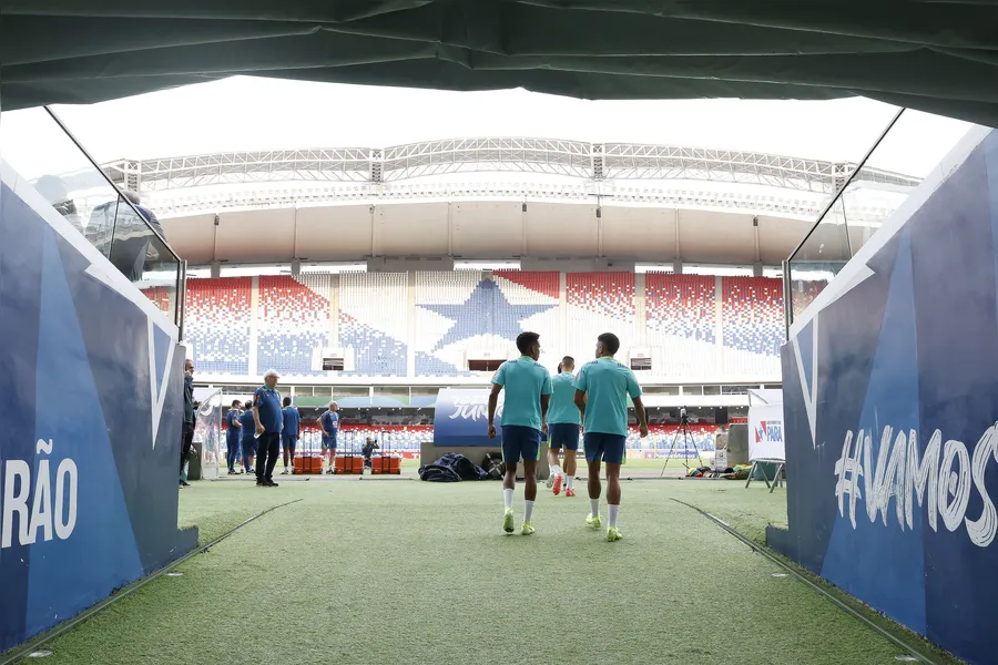 Galeria: confira as fotos do 1º treino da Seleção em Belém