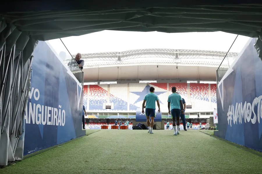 Galeria: confira as fotos do 1º treino da Seleção em Belém