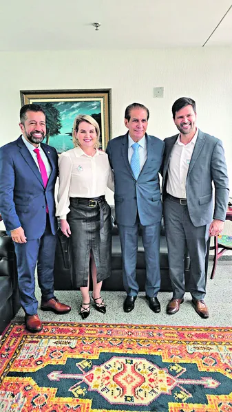 Prefeitos reúnem com senador Jader em Brasília