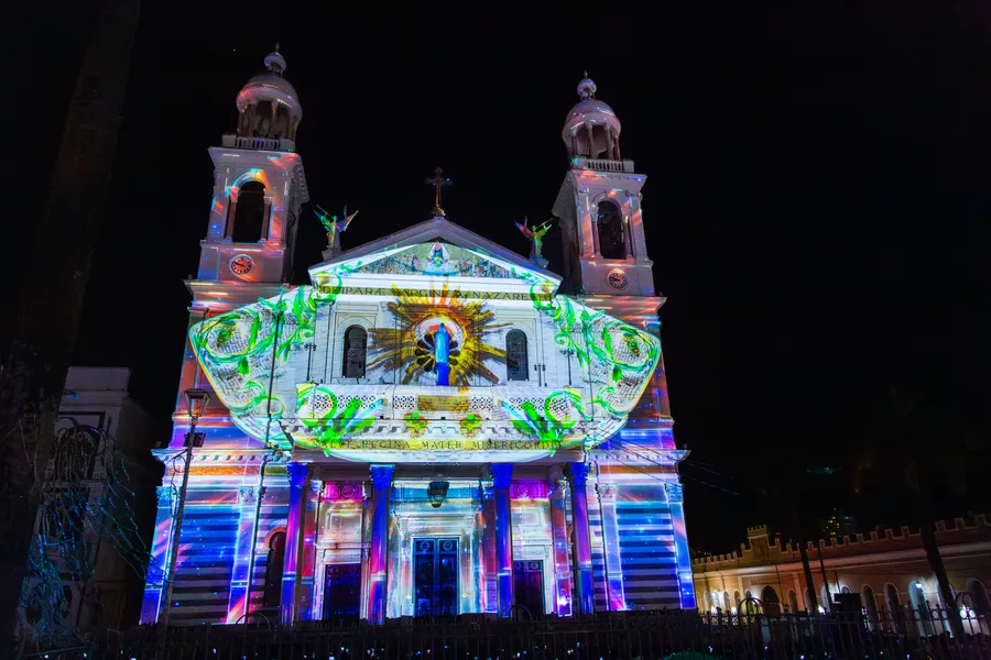 Videomapping anuncia o tema do Círio de 2025 neste domingo