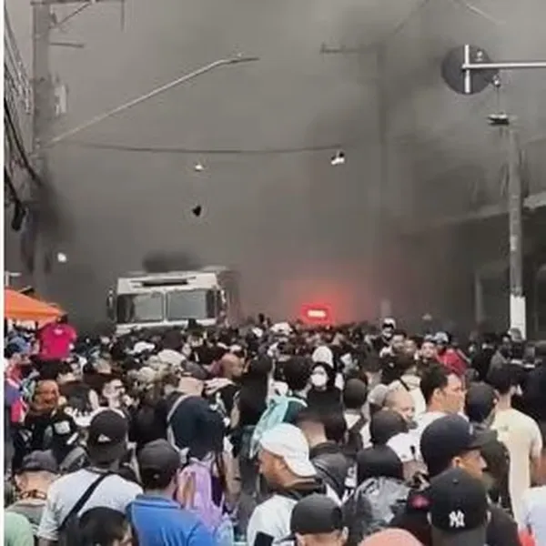 VÍDEO: Incêndio atinge famoso shopping no Brás, em São Paulo