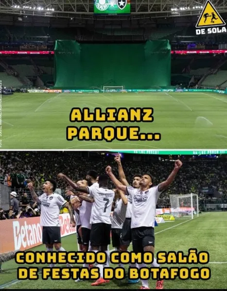 Vitória e liderança do Botafogo inspira zoeira e memes na web