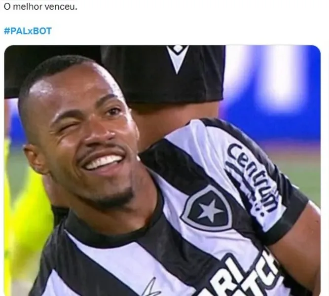 Vitória e liderança do Botafogo inspira zoeira e memes na web