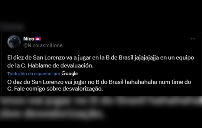 Argentinos se revoltam com possível vinda de "10" ao Remo