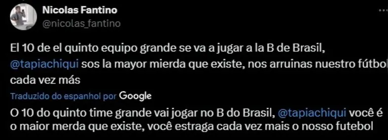 Argentinos se revoltam com possível vinda de "10" ao Remo