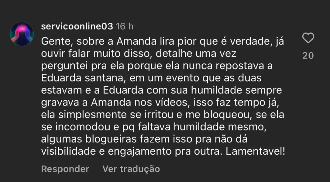 Eita atrás de eita: planilha expõe influenciadores paraenses