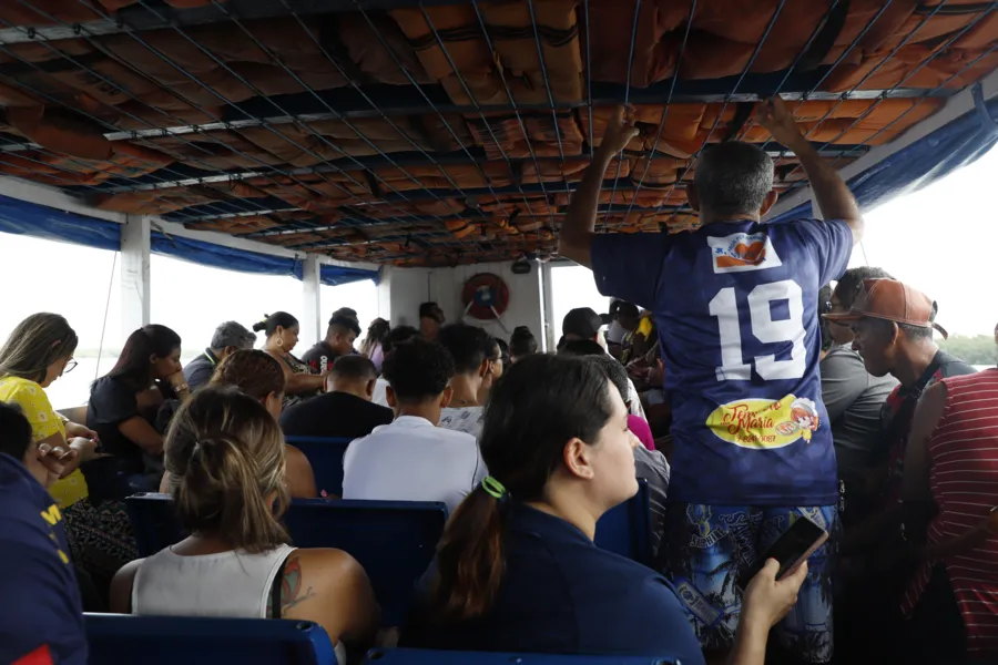 Veja a movimentação em Cotijuba no primeiro sábado de julho