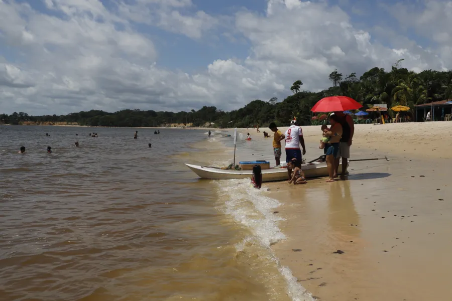 Veja a movimentação em Cotijuba no primeiro sábado de julho