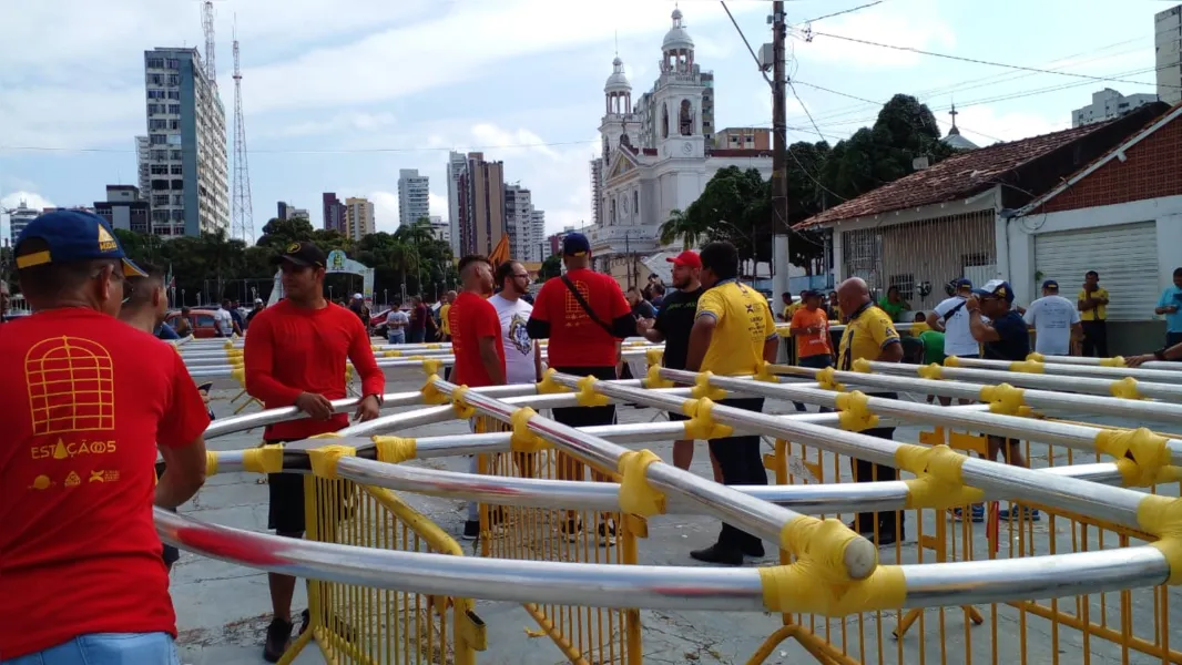 Círio: imagens do treino da Guarda e revisão das estações