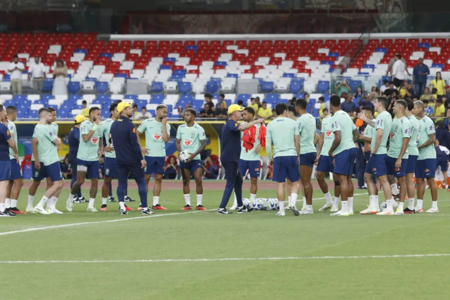 Seleção Brasileira realiza 1º treino em Belém. Veja as fotos