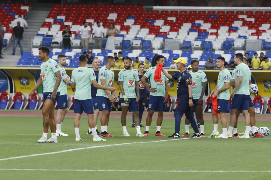 Seleção Brasileira realiza 1º treino em Belém. Veja as fotos