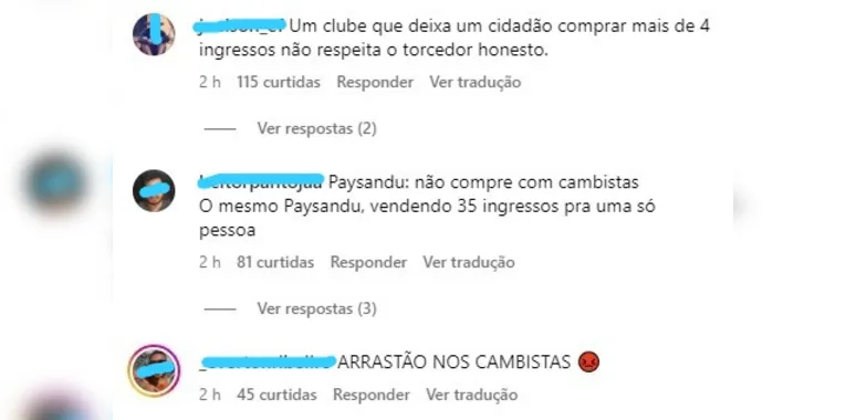 Cambistas monopolizam ingressos do Paysandu. Torcida reclama