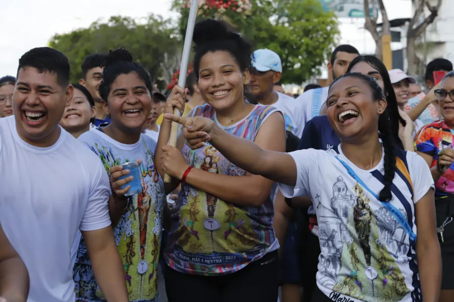 Veja imagens da Romaria da Juventude que saiu este sábado